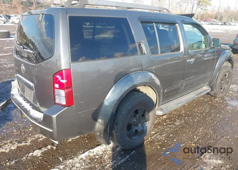 2005 Nissan Pathfinder Se из США, поврежденный, VIN 5N1AR18W25C744466